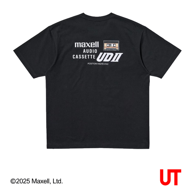 ユニクロ「UT」に、マクセルのカセットテープ「UDII」をモチーフにしたデザインが採用