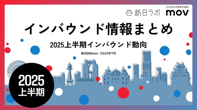 2025年の上半期インバウンドトレンド・インバウンド動向をおさらい！インバウンド情報まとめ「2025年上半期編」を訪日ラボが公開