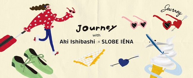 【SLOBE IENA】イラストレーターAki Ishibashiとのコラボアイテムが登場！