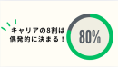 キャリアの8割は偶発的に決まる! キャリアの8割は偶発的に決まる!