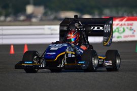 学生フォーミュラ日本大会2024での走行の様子 学生フォーミュラ日本大会2024での走行の様子