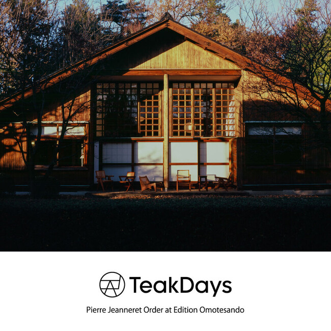 ピエール・ジャンヌレの名作家具が一堂に。「TEAK DAYS」受注会を〈 Edition（エディション）〉表参道ヒルズ店で開催