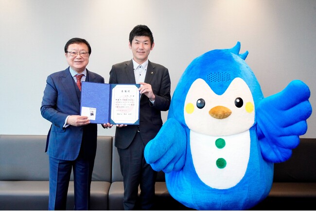 「まいづる親善大使」に株式会社日本M&Aセンターホールディングス代表取締役社長三宅卓さんが就任！