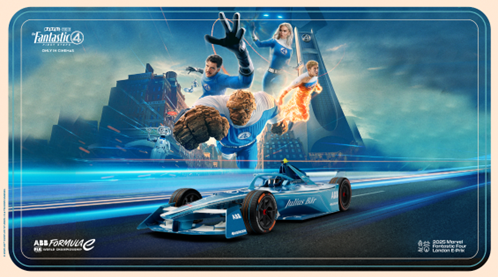 フォーミュラE、マーベル・スタジオ最新作『ファンタスティック4：ファースト・ステップ』とタッグ、最終決戦名称が「2025 マーベル ファンタスティック4 ロンドンE-Prix」に！