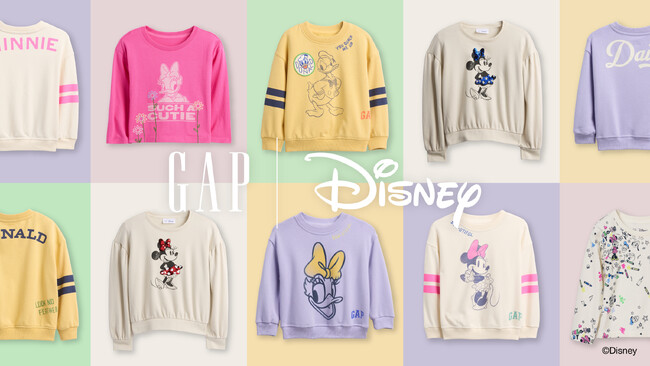 Gap、キッズ＆ベビー向けに展開するGap×Disney 最新コレクションを7月23日より随時発売