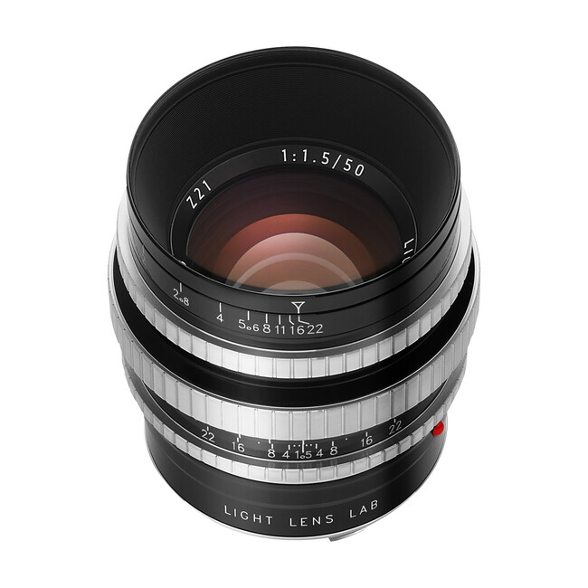 【世界限定600本】LIGHT LENS LAB M 50mm f/1.5 Z21 ピアノブラック 販売開始