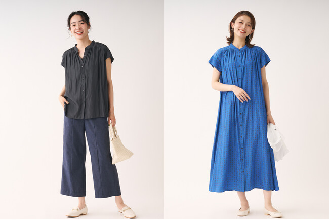【KEYUCA(ケユカ)】昨年大ヒットのプロバンスプリントが、ブラウスとワンピースになって新登場。着るだけで整う、夏の上品スタイルの２アイテムを発売！