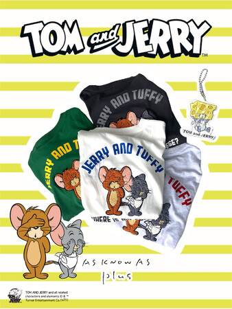 『ジェリーとタフィー』のアクキー付きTシャツがAS KNOW AS plusに待望の再入荷！