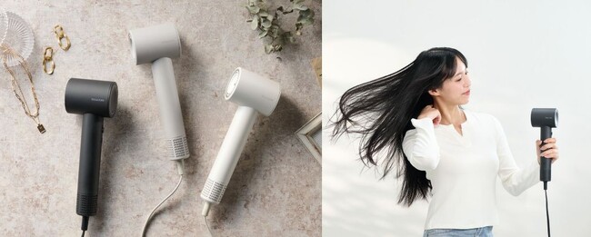 熱ダメージによるヘアカラーの退色を抑える！パーマを長持ちさせるディフューザーと選べる5つのモード搭載の「マイナスイオン ヘアドライヤー」3製品を新発売