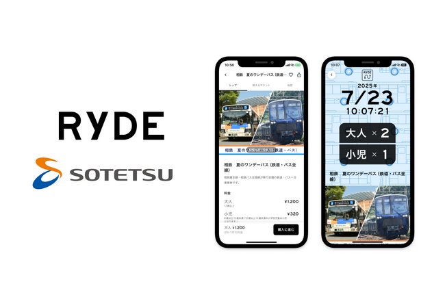 相鉄 夏のワンデーパス（鉄道・バス全線）のRYDE PASS販売開始のお知らせ