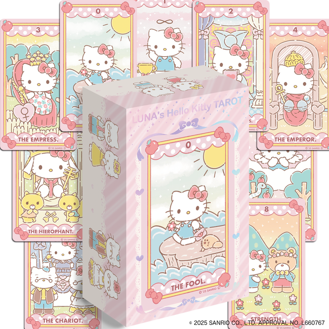 『LUNA’s HELLO KITTY TAROT』ハローキティのタロットが新発売！