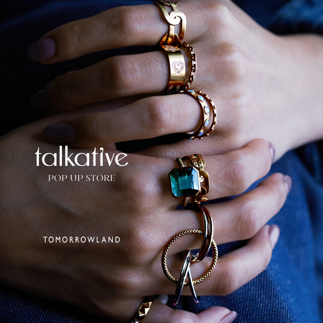 〈talkative〉 POP UP STORE 開催｜7月30日～タカシマヤゲートタワーモール＆ルミネ有楽町