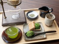 “宇治和束園カフェ”にて日本茶ドリップ体験を組み合わせた「宇治抹茶・ほうじ茶ジェラート食べ比べセット」の提供を開始