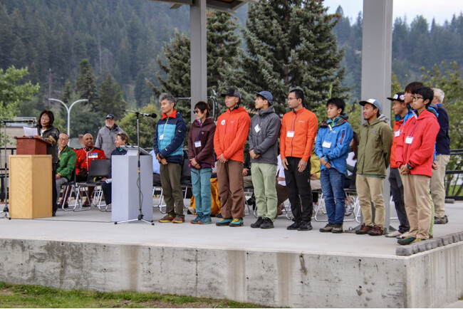 アルバータ峰初登頂100周年を記念して登頂