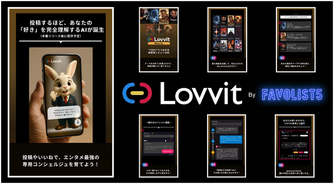 あなたの「好き」が、未来の相棒を創る。投稿するほど賢くなる“AIコンシェルジュ”を育成する新感覚SNS「Lovvit」β版ローンチ！