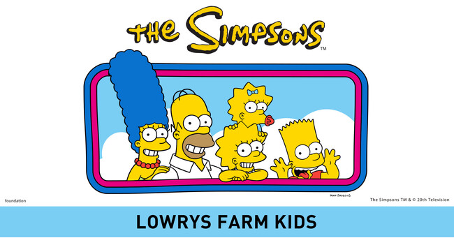 LOWRYS FARM KIDSが世界中で大人気のアニメ『ザ・シンプソンズ』コレクション第2弾を2025年7月30日（水）に発売！