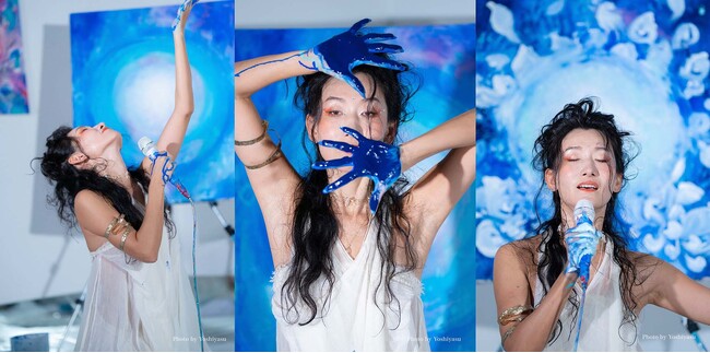 【開催レポート】SAORI KANDA個展「生命讃歌-sanctuary-」ライブパフォーマンス開催！