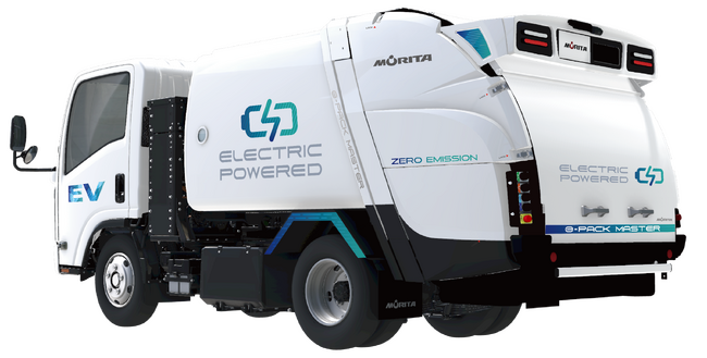 EV回転式塵芥収集車「eパックマスター(TM)」EVプレス式塵芥収集車「eプレスマスター(TM)」「エルフEV」向け架装を発売