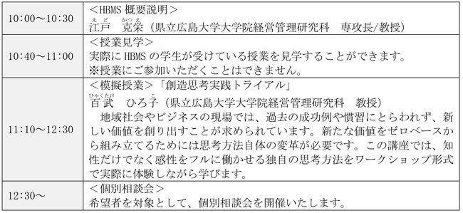 HBMS体験・見学会を開催します!