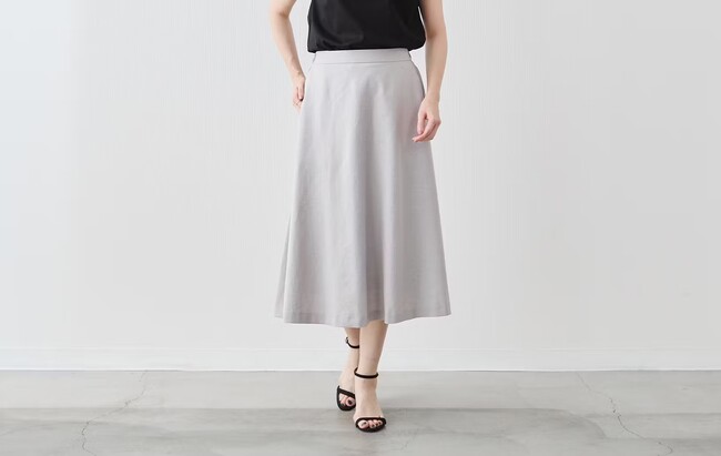 熊本県あさぎり町×夏スカート。地元の縫製工場「DEAI」開発、「リネンライクスカート」新登場