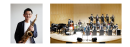 左から池田篤、NEWTIDE & GEMSTONES JAZZ ORCHESTRA(ビッグバンド)