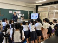 【オリックス・リニューアブルエナジー・マネジメント】小学生向けに「環境問題と再生可能エネルギー」の出張授業を実施