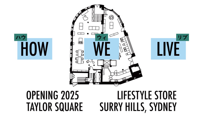 コクヨとアクタス協働によるグローバルライフスタイルブランド「HOW WE LIVE」の初の常設店舗が2025年内に開業