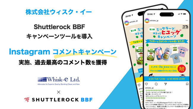 ビール『ミッケラー』を販売する株式会社ウィスク・イー、「Shuttlerock BBF」を活用した結果、Instagram コメントキャンペーンで過去最多の参加者数を獲得