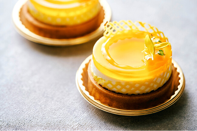 【ホテルオークラ京都】菓子コンクール最優秀賞を受賞した夏スイーツ「ソレイユ」を8月1日より期間限定で販売