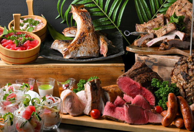 【神戸のホテルで贅沢ビュッフェ 第二弾】「超肉盛りプレート」と「天然マグロ」が3,000円～食べ放題 ザ・ハーバー1周年記念祭「天然マグロVS超肉盛り 極みBATTLE」を8月1日（金）から開催