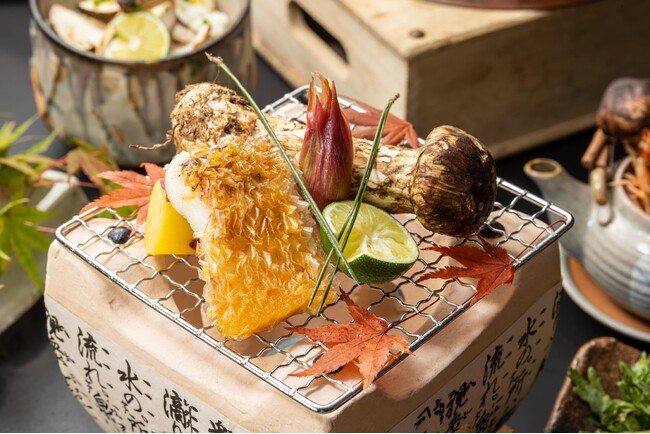 【丹波篠山 料理旅館近又】旬を極める秋のごちそう。「国産松茸づくし会席」10月10日(金)より期間限定で登場