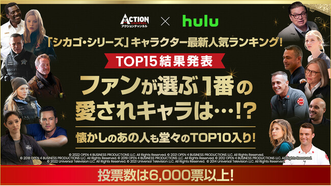 【結果発表】「シカゴ・シリーズ」キャラクター人気投票！ファンが選ぶ、1番の愛されキャラは…!?