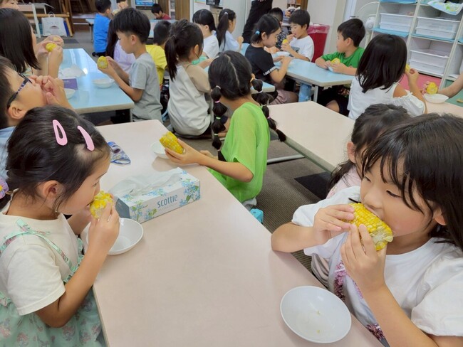 ＜資源循環型社会の実現に取り組む茨城県の2社が協働＞子ども食堂にトウモロコシを約3,000本寄贈～排水汚泥からできた有機入り肥料で栽培～