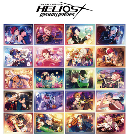 『HELIOS Rising Heroes』より、ゲーム内イラストを使用した新商品が8月3日発売！　アニメイト一部店舗＆通販では、特典「ひし形イラストカード」がもらえるフェアの開催も!!