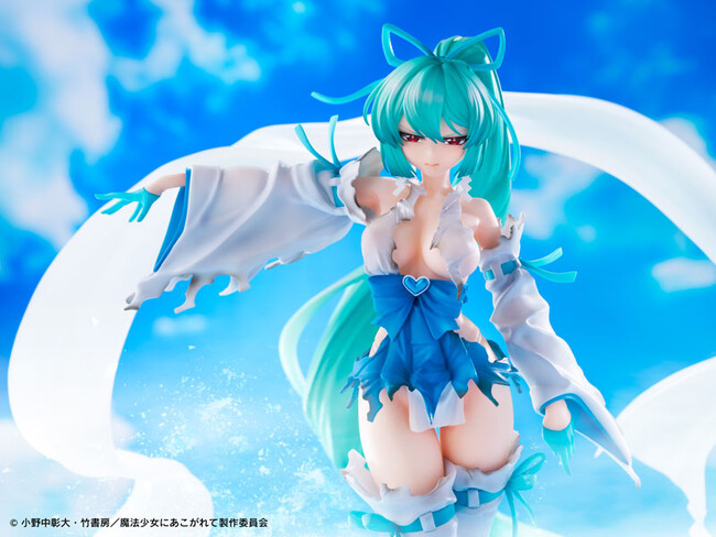 『魔法少女にあこがれて』より、「薄氷巫女」姿の「マジアアズール」フィギュアがDXver.と通常版で登場。あみあみにて予約受付中。