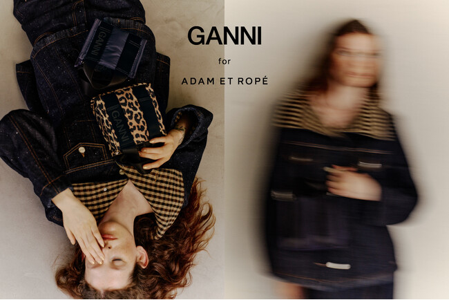 GANNIとADAM ET ROPE'のコラボレーション第2弾！GANNIで人気のバッグをADAM ET ROPE'のオリジナルカラーでリバイバル発売。