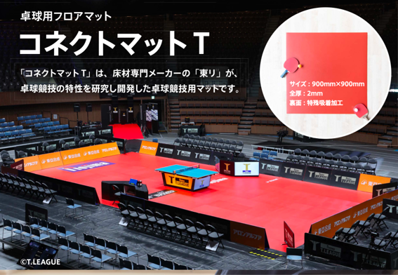 東リ株式会社 オフィシャルフロアマットパートナーに決定