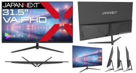 JAPANNEXTが31.5インチのVAパネルを搭載したフルHD液晶モニターをECサイト限定 23,980円で8月1日(金)に発売
