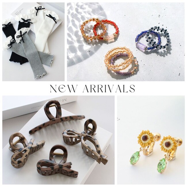 LUNA EARTH ONLINEより、人気のひまわりアクセサリーや暑い今の季節に活躍する新商品が7/31（木）多数入荷しました。