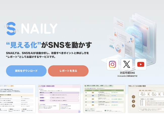SNSの成果が出ない原因、AIが“見える化”します。