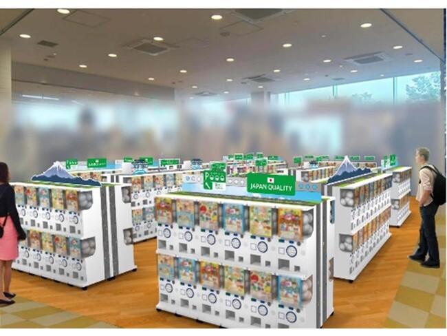 E1 東名　EXPASA富士川（上り）にカプセルトイ専門店がオープン！