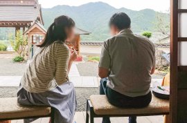 お寺で出会う