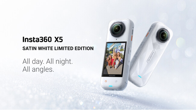 Insta360、「X5 限定モデル サテンホワイト」を世界同時発売