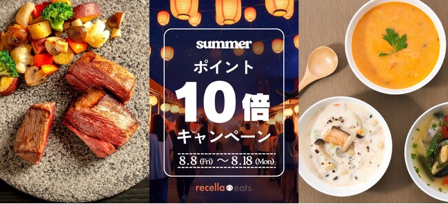 ポイント10倍！リセライーツにて、ポイントアップキャンペーンを8/8(金)よりスタート！