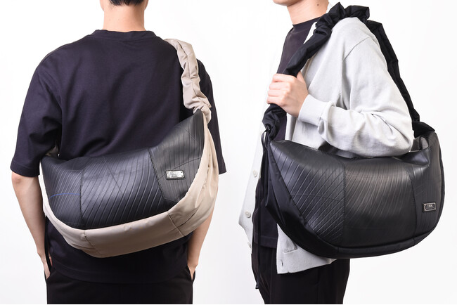 廃棄タイヤチューブを「持ち歩く価値」へ ～ SEALより新3WAYバッグ「シャーリングショルダーバッグ」発表