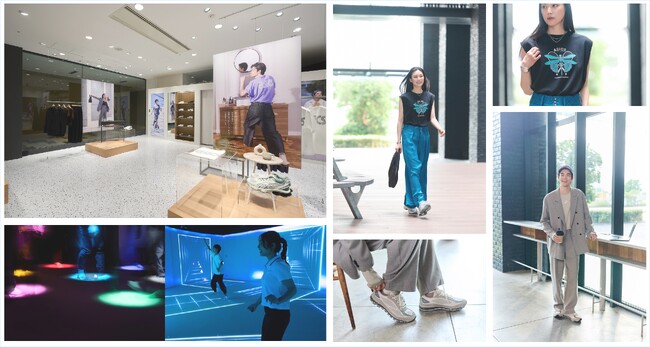 “動きたくなる秋”がここに。大阪で期間限定オープン中のカラダで奏でる新感覚アクティビティ「DISCOVER. by ASICS」ギャラリー・ショップ エリア2025AWスタイリングを8月2日より公開！