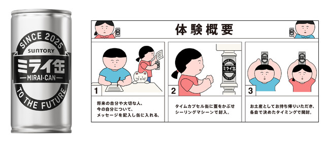 大阪・関西万博会場で無料体験ブース「サントリータイムカプセル『ミライ缶』」を期間限定出展