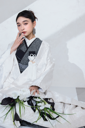 aim原宿店からファッション感度の高い花嫁様に向けたNew和装フォトをご提案。