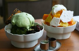 焼菓子職人が提案する2種類のかき氷