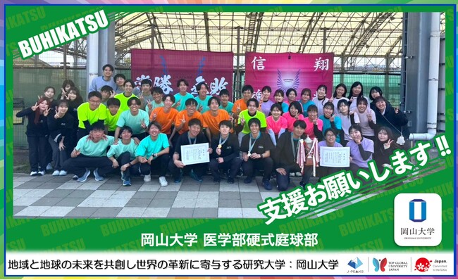 【岡山大学】岡山大学医学部硬式庭球部 クラウドファンディングに挑戦！